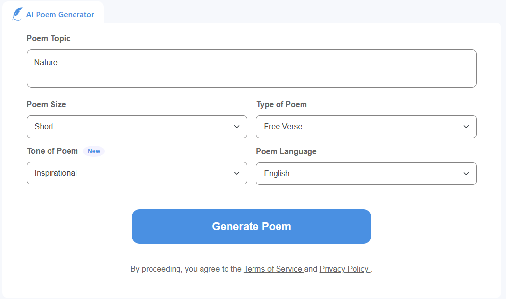 Poem Generator