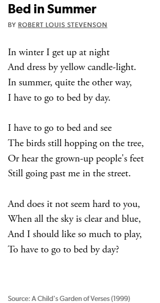 Rhyming Couplets  example
